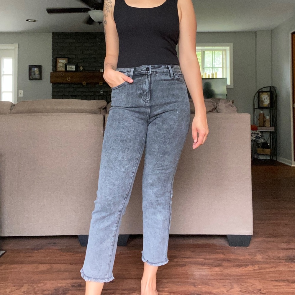 Kendall + Kylie Icon High Rise Straight Jeans